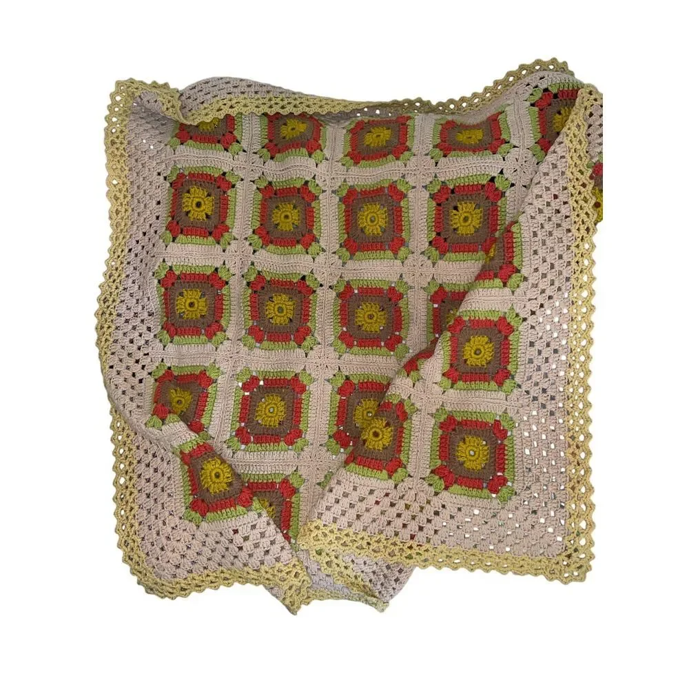 Hand Crocheted Granny Squares 53